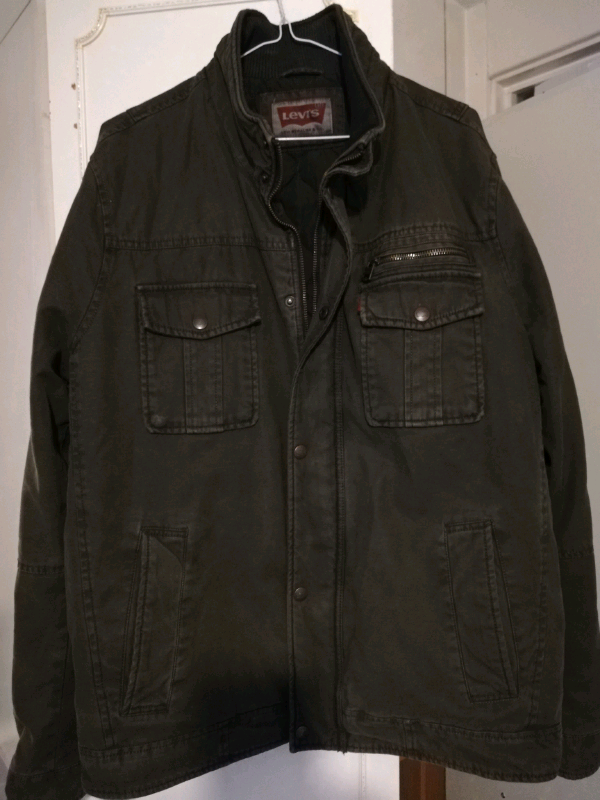 levi's padded denim jacket